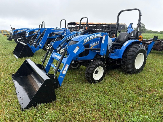 DEMO NEW HOLLAND WORKMASTER 35 TRACTOR LOADER SN:14252 4x4, powered by diesel engine, equipped with