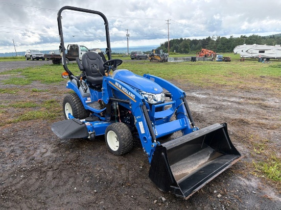 DEMO NEW HOLLAND WORKMASTER 25S TRACTOR LOADER SN:21639 4x4, powered by diesel engine, equipped with