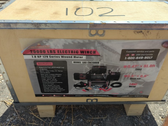 NEW LANDHONOR LHR-EW20000 ELECTRIC WINCH NEW SUPPORT EQUIPMENT