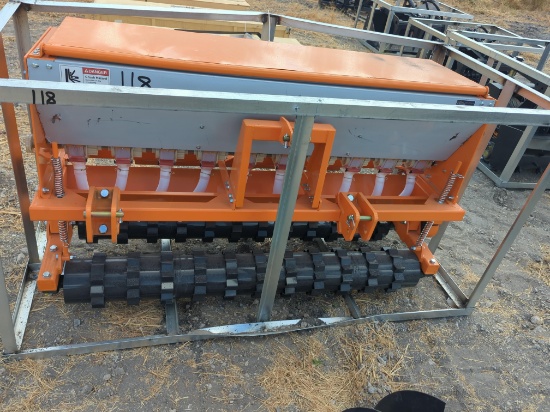 NEW LANDHONOR SD-22-72W SEED DRILL SKID STEER ATTACHMENT