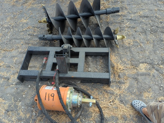 NEW LANDHONOR SAD-12-23C AUGER DRIVER SKID STEER ATTACHMENT