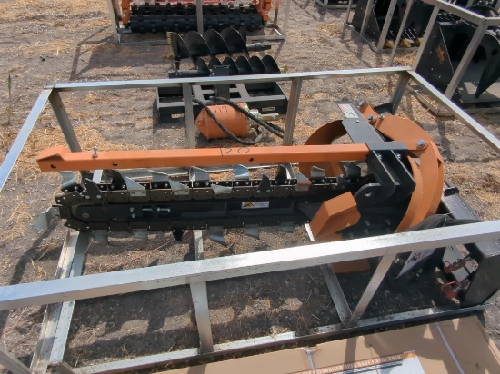 NEW LANDHONOR FT-12-48L TRENCHER SKID STEER ATTACHMENT