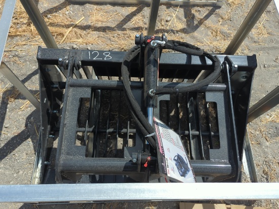 NEW LANDHONOR MRB-72-44W GRAPPLE BUCKET SKID STEER ATTACHMENT