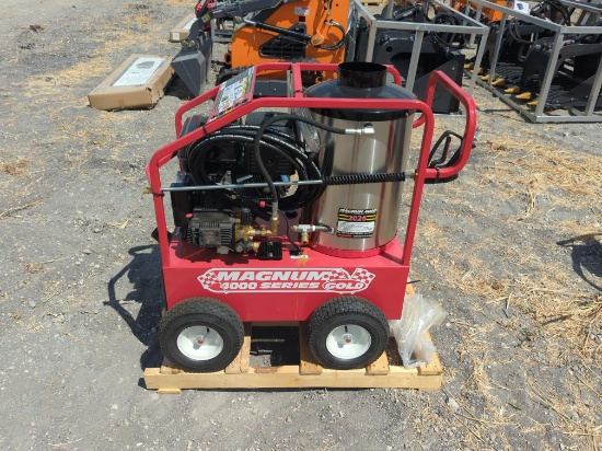 NEW EASY KLEEN MAGNUM GOLD PRESSURE WASHER powered by gas engine, equipped with 4000PSI, 12Volt,
