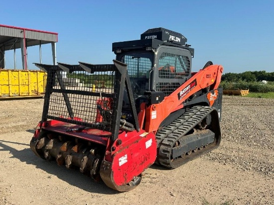 2024 KUBOTA SVL97-2HFC RUBBER TRACKED SKID STEER SN:84912 powered by Kubota diesel engine, equipped