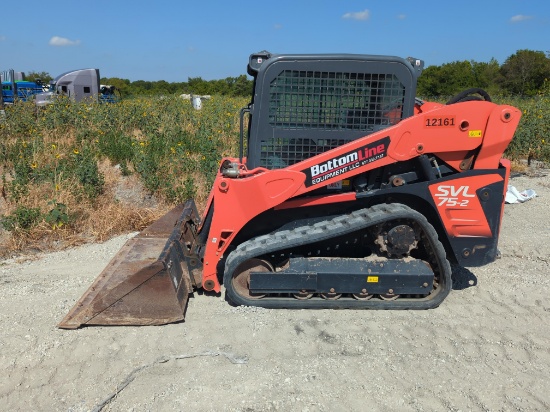 2023 KUBOTA SVL75-2 RUBBER TRACKED SKID STEER SN:KBCZ052CTP1B74465 powered by Kubota diesel engine,