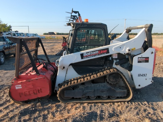 2021 BOBCAT T76 RUBBER TRACKED SKID STEER SN:B4CE15236 powered by diesel engine, equipped with