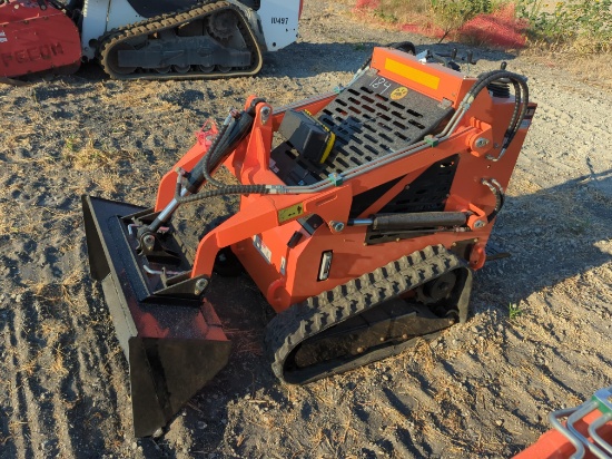NEW ATS-T460 MINI TRACK LOADER SN:60067 powered by gas engine, equipped with auxiliary hydraulics,