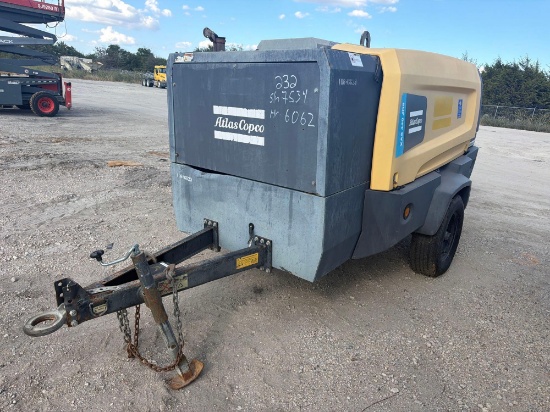 ATLASCOPCO XAS440JD T4F AIR COMPRESSOR SN:HOP077534 powered by John Deere diesel engine, equipped