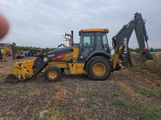 2021 JOHN DEERE 710L TRACTOR LOADER BACKHOE SN:383483 powered by John Deere diesel engine, equipped