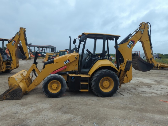 2023 CAT 416 TRACTOR LOADER BACKHOE SN:H8P01366 4x4, powered by Cat C3.6 diesel engine, equipped