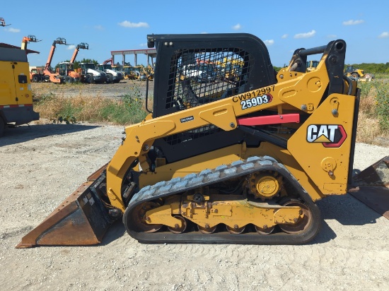 2021 CAT 259D RUBBER TRACKED SKID STEER SN:CW912997 powered by Cat diesel engine, equipped with