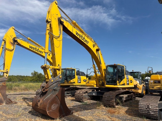 2022 KOMATSU PC360LC-11 HYDRAULIC EXCAVATOR SN:A38981 powered by Komatsu SAA6D114E-6 diesel engine,