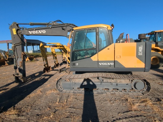2020 VOLVO EC140EL HYDRAULIC EXCAVATOR SN:314398 powered by diesel engine, equipped with Cab, air,