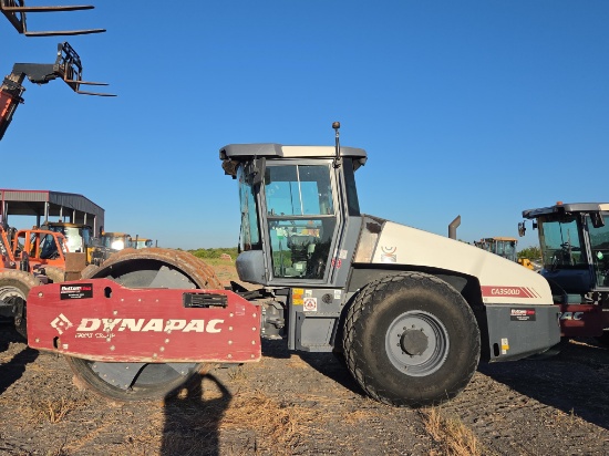 2023 DYNAPAC CA3500D VIBRATORY ROLLER SN:10000188LNA034647 powered by diesel engine, equipped with