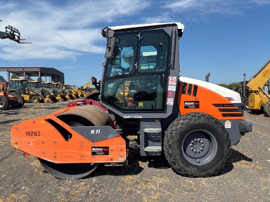 2020 HAMM H 7I VIBRATORY ROLLER SN:WGH0H270KHAA00688 powered by diesel engine, equipped with EROPS,