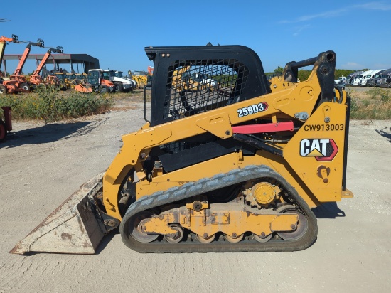 2021 CAT 259D3 RUBBER TRACKED SKID STEER SN:CW913003 powered by Cat diesel engine, equipped with