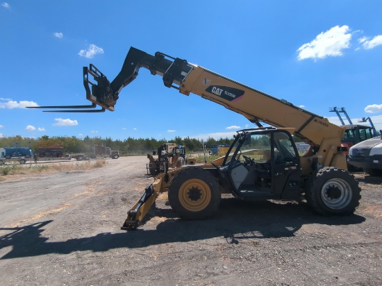 CAT TL1255D TELESCOPIC FORKLIFT SN:ML701868 4x4, powered by Cat diesel engine, equipped with OROPS,