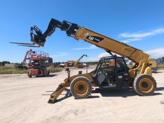 2019 CAT TL1255 TELESCOPIC FORKLIFT SN:ML701815 4x4, powered by Cat diesel engine, equipped with