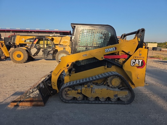 2021 CAT 259D3 RUBBER TRACKED SKID STEER SN:CW910928 powered by Cat diesel engine, equipped with