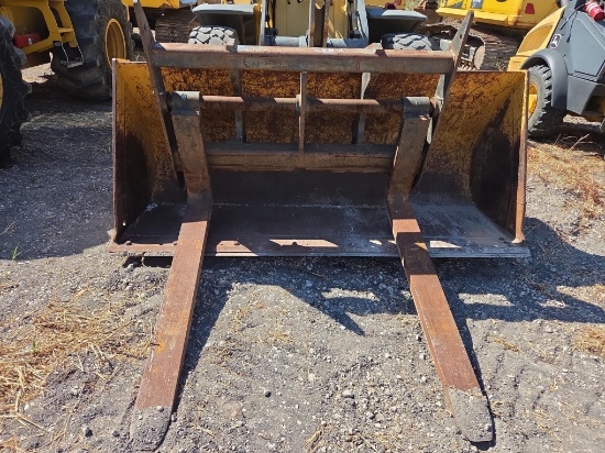 Forks Rubber Tired Loader Attachment