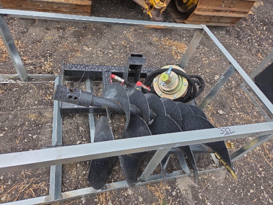 NEW LANDHONOR SAD-12-23C AUGER DRIVE & BIT SKID STEER ATTACHMENT
