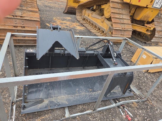 NEW LANDHONOR RGB-11-72W ROCK GRAPPLE BUCKET SKID STEER ATTACHMENT