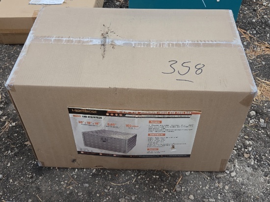 NEW LANDHONOR LHR-ATB181830 18IN. X 18IN. X 30IN. ALUMINUM TRUCK BED TOOL BOX NEW SUPPORT EQUIPMENT