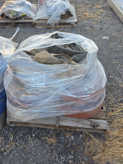 Pallet Of: (13) Red/Tan/Grey Hoses Support Equipment