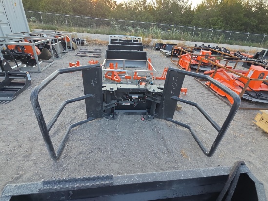 NEW WOLVERINE BSH-12-75D BALE SQUEEZE SKID STEER ATTACHMENT