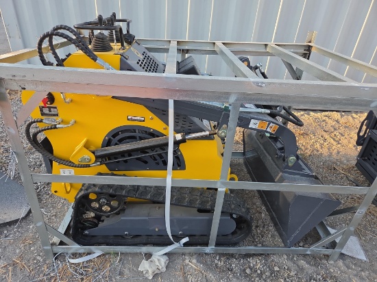 NEW ATS-T460 MINI TRACK LOADER powered by gas engine, equipped with auxiliary hydraulics, mechani...