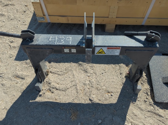 NEW WOLVERINE TR-26-01C CLASS 1 QUICK HITCH SKID STEER ATTACHMENT