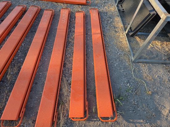 NEW WOLVERINE EX-66-84L 8FT. PALLET FORK EXTENSIONS SKID STEER ATTACHMENT