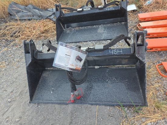 NEW WOLVERINE MCB-11-48W 48IN. COMBINATION BUCKET MINI TRACK LOADER ATTACHMENT