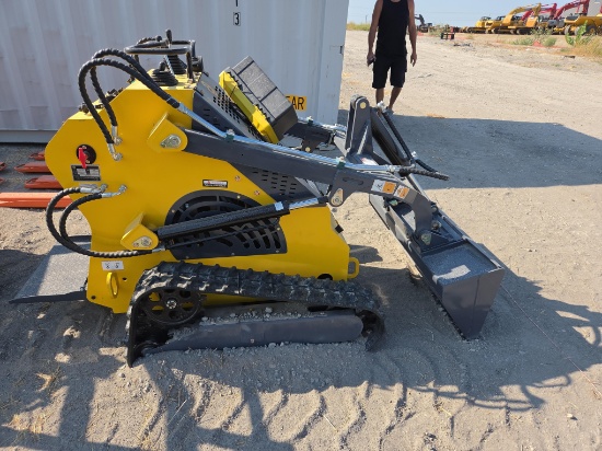 NEW ATS-T460 MINI TRACK LOADER powered by gas engine, equipped with auxiliary hydraulics, mechani...