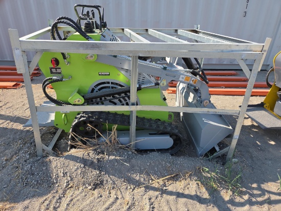 NEW ATS-T460 MINI TRACK LOADER powered by gas engine, equipped with auxiliary hydraulics, mechani...