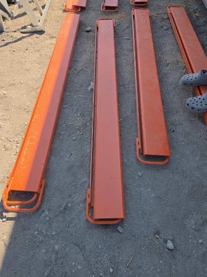 NEW WOLVERINE EX-66-78L 8FT. PALLET FORK EXTENSIONS SKID STEER ATTACHMENT