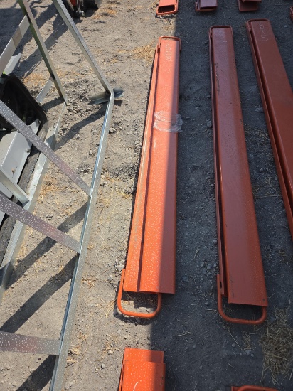 NEW WOLVERINE EX-66-78L 8FT. PALLET FORK EXTENSIONS SKID STEER ATTACHMENT