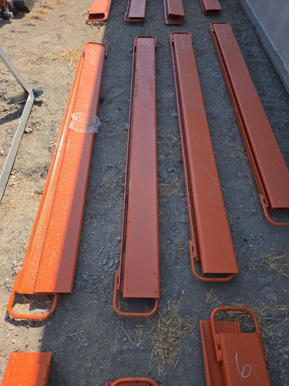 NEW WOLVERINE EX-66-78L 8FT. PALLET FORK EXTENSIONS SKID STEER ATTACHMENT