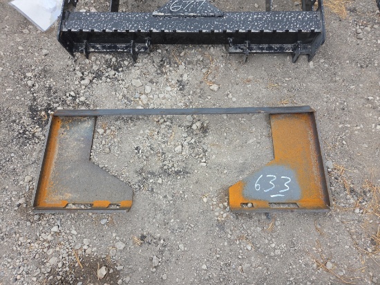 NEW WOLVERINE QMP1-16-10T 3/8IN. QUICK TACH CUT-OUT MOUNT PLATE SKID STEER ATTACHMENT