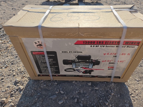 NEW ATS-EW13000 ELECTRIC WINCH NEW SUPPORT EQUIPMENT