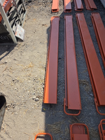 NEW WOLVERINE EX-66-84L 8FT. PALLET FORK EXTENSIONS SKID STEER ATTACHMENT