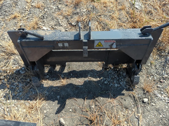 NEW WOLVERINE PT-16-02C 3PT HITCH ADAPTER SKID STEER ATTACHMENT
