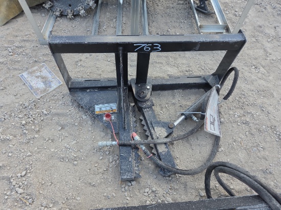 NEW LANDHONOR TREE PULLER SKID STEER ATTACHMENT