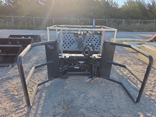 NEW WOLVERINE BSH-12-75D BALE SQUEEZE SKID STEER ATTACHMENT