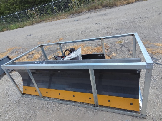 NEW WOLVERINE SWDB-11-84W 84IN. 6-WAY DOZER BLADE SKID STEER ATTACHMENT