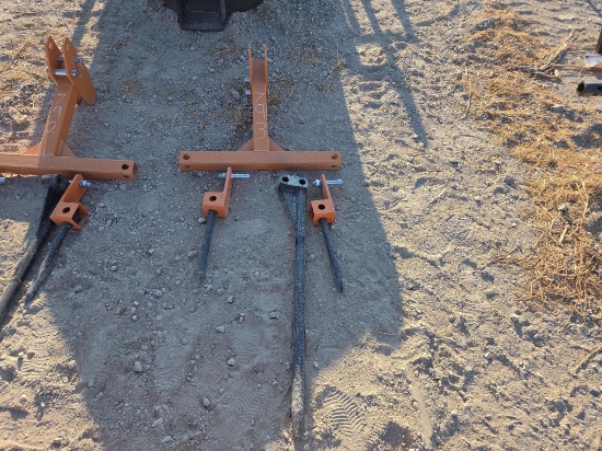 NEW WOLVERINE SF1-22-32W BALE SPEAR SKID STEER ATTACHMENT