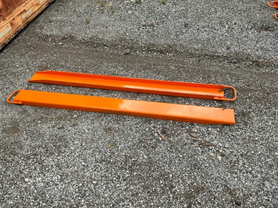 NEW WOLVERINE EX-66-84L 6FT. PALLET FORK EXTENSIONS SKID STEER ATTACHMENT