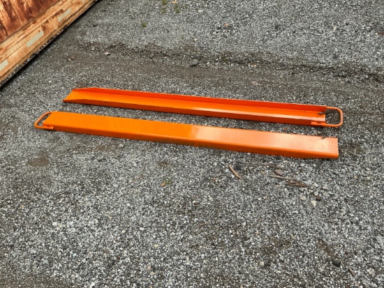 NEW WOLVERINE EX-66-84L 6FT. PALLET FORK EXTENSIONS SKID STEER ATTACHMENT