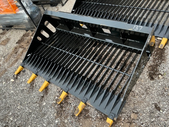 NEW WOLVERINE RSB66 SCREENING SHOVEL SKID STEER ATTACHMENT